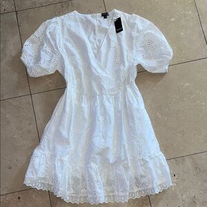 NWT Torrid Elegant White Eyelet Dress